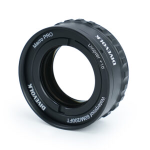 LENTE SUPER MACRO PRO X18 DIVEVOLK para carcasa submarina SeaTouch 4 Max