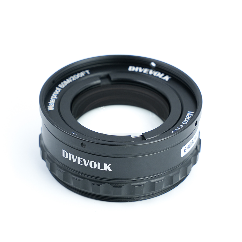 LENTE SUPER MACRO PRO X18 DIVEVOLK para carcasa submarina SeaTouch 4 Max - Imagen 3