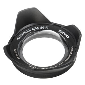 Lente gran angular x0.6 DIVEVOLK para carcasa submarina SeaTouch 4 Max