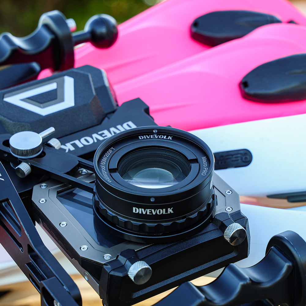 LENTE SUPER MACRO PRO X18 DIVEVOLK para carcasa submarina SeaTouch 4 Max - Imagen 11