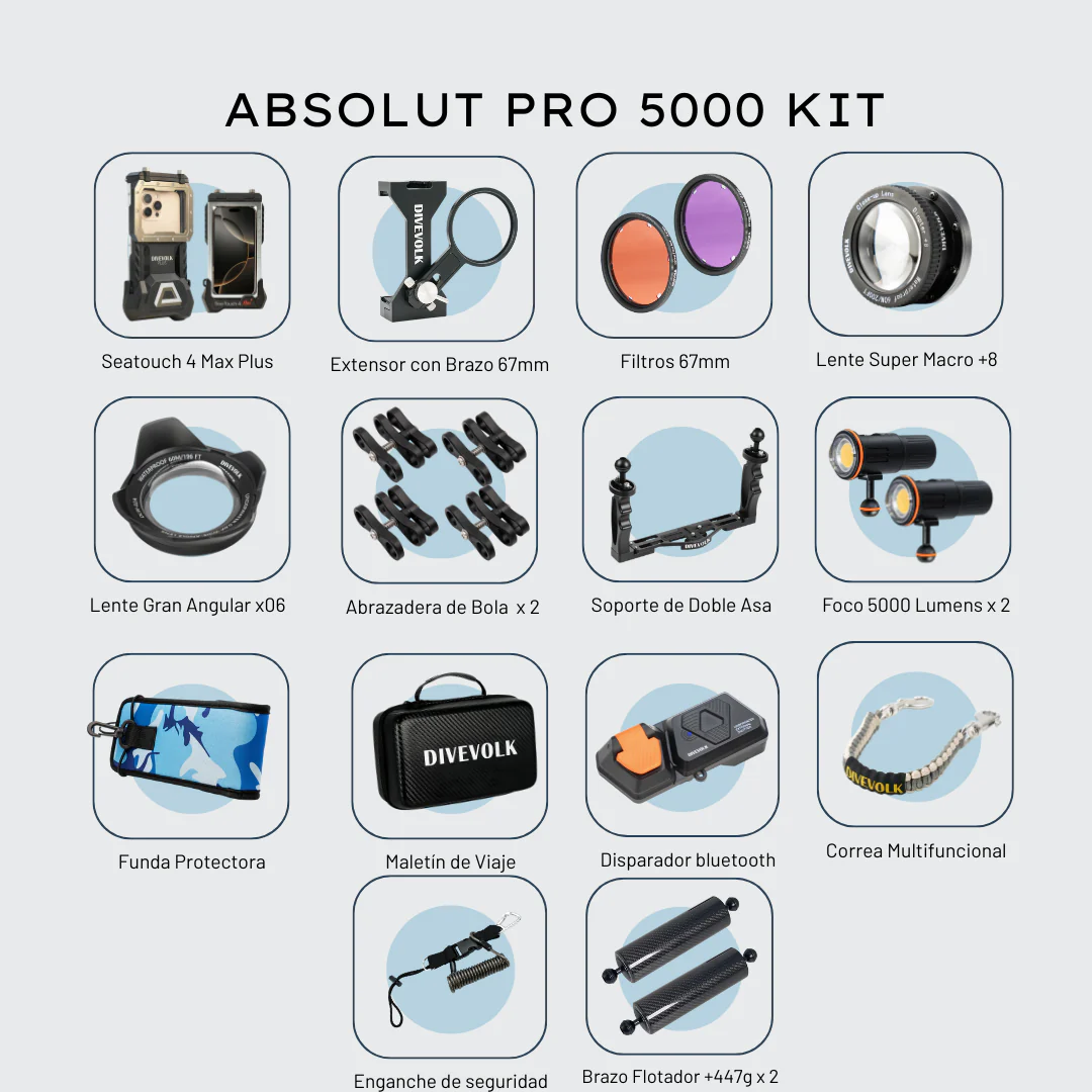 Divevolk Absolut Pro 5000 Kit - Imagen 2