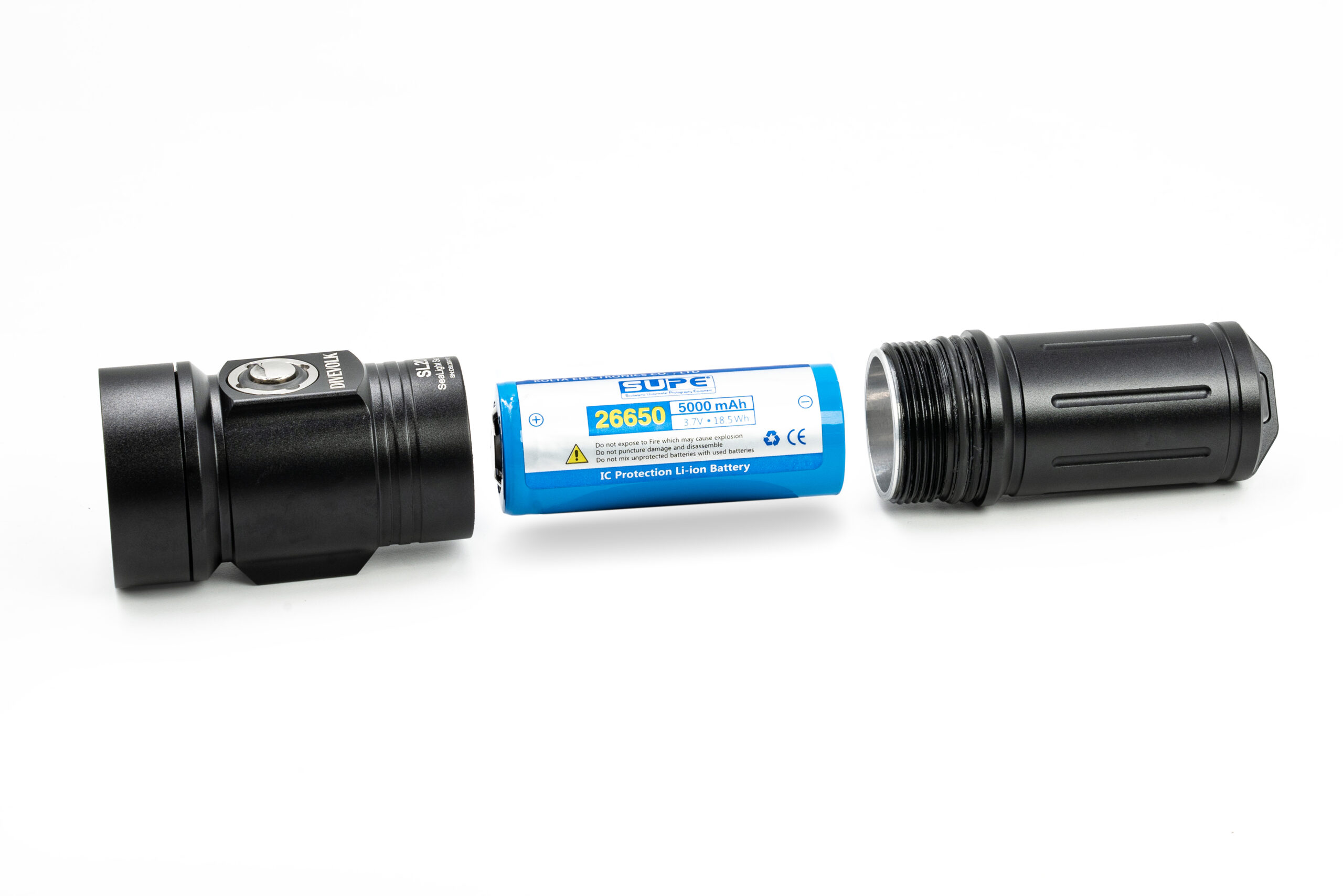 FOCO DE BUCEO SL20 DE 2000 LUMENES PARA FOTOGRAFÍA SUBACUATICA - Imagen 6